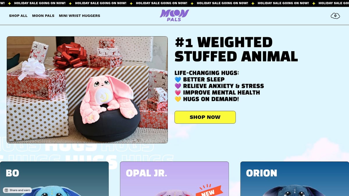 7 Emotional Plush Picks to Boost Your Mood in 2026 - MoonPals Weighted Plush