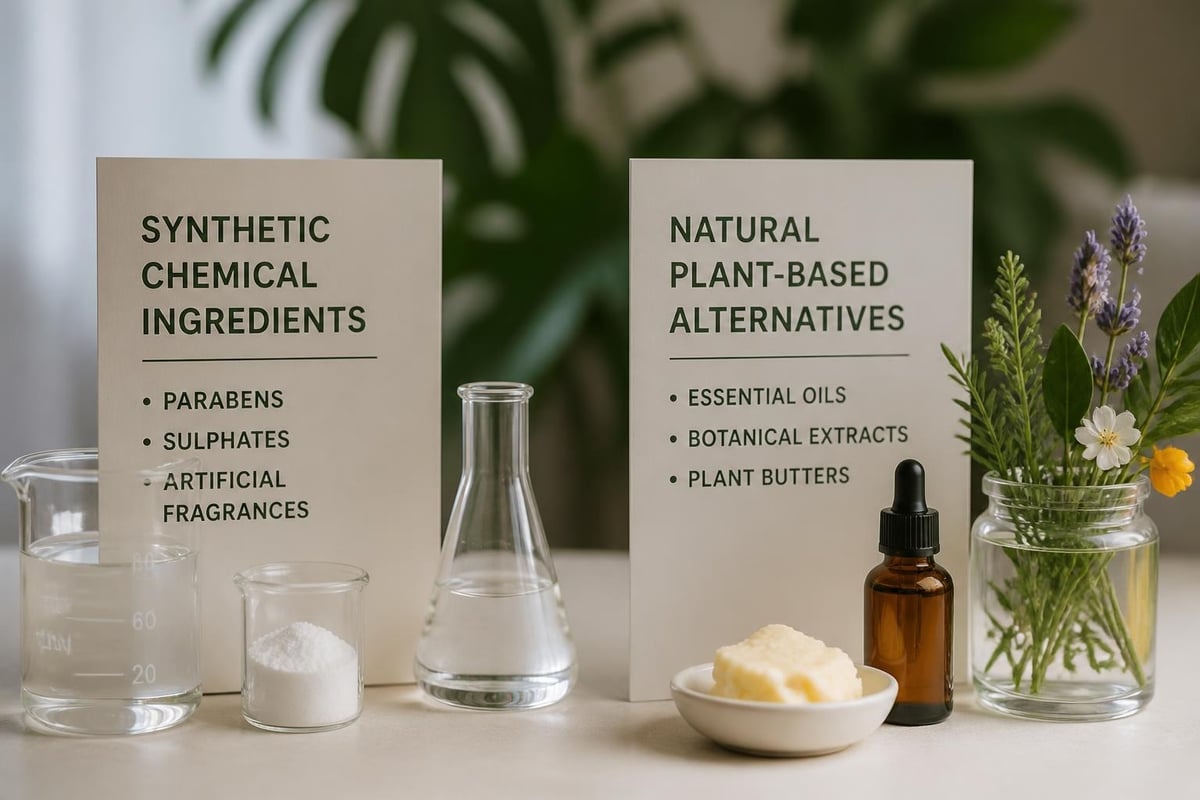Natural vs synthetic skincare ingredients