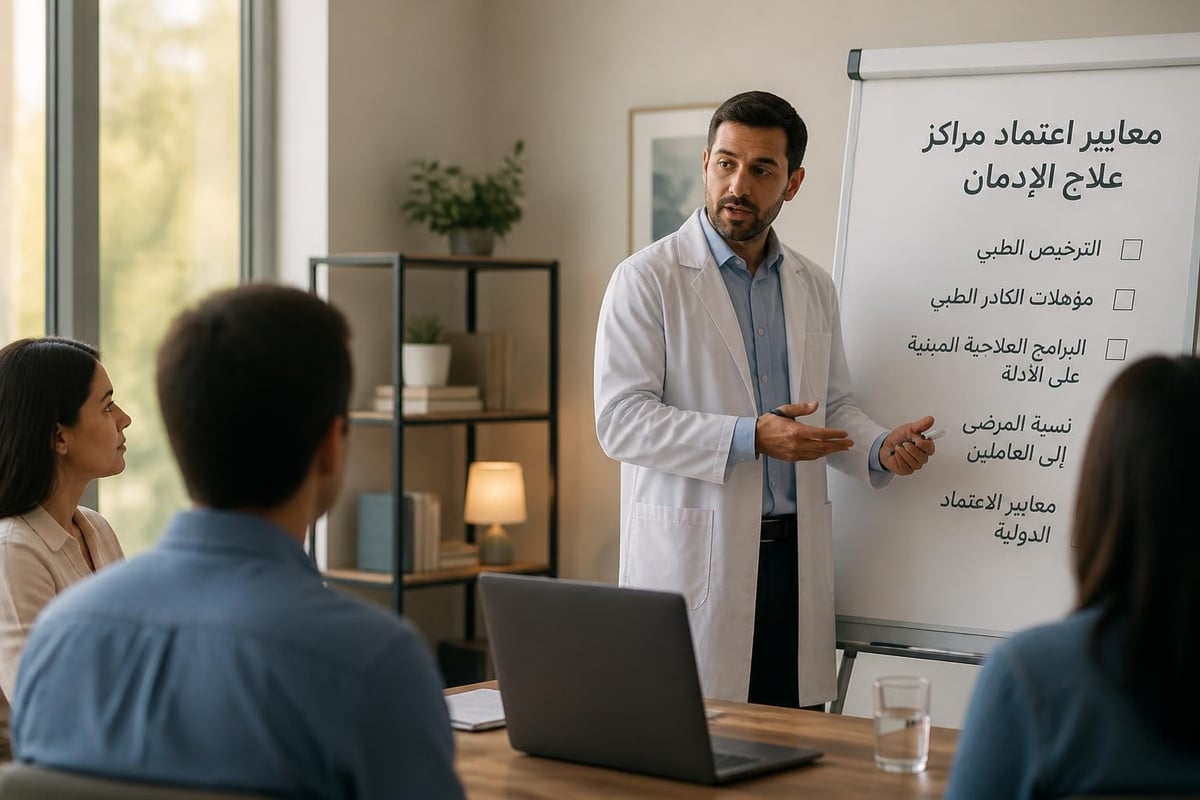 معايير اعتماد مراكز العلاج