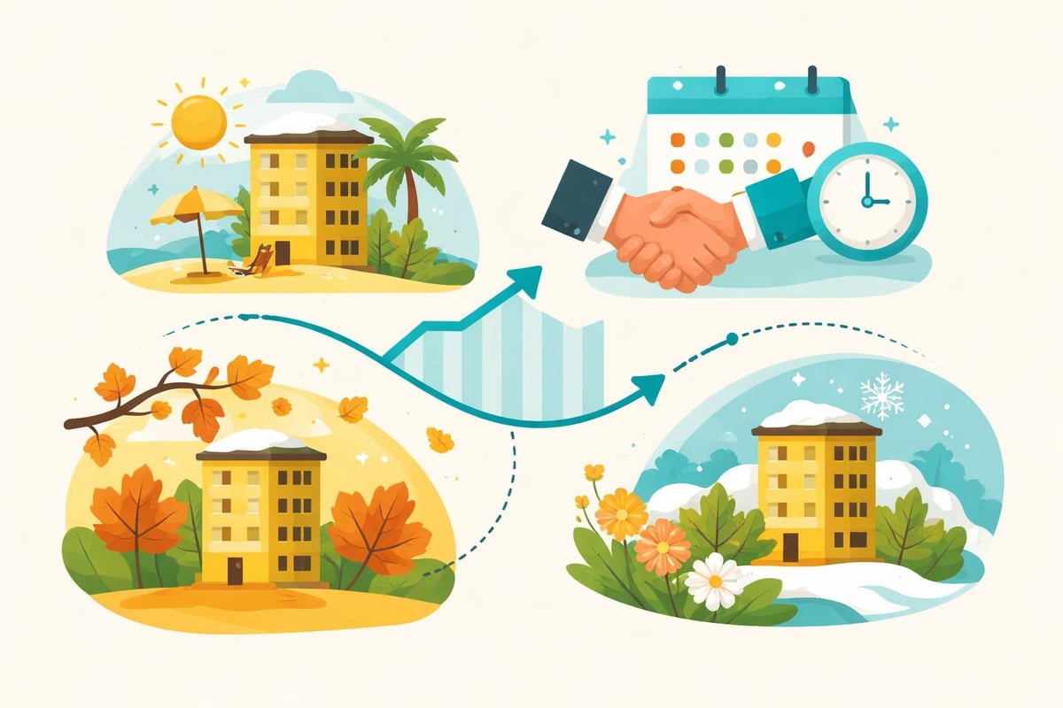 Seasonal beach rental strategy