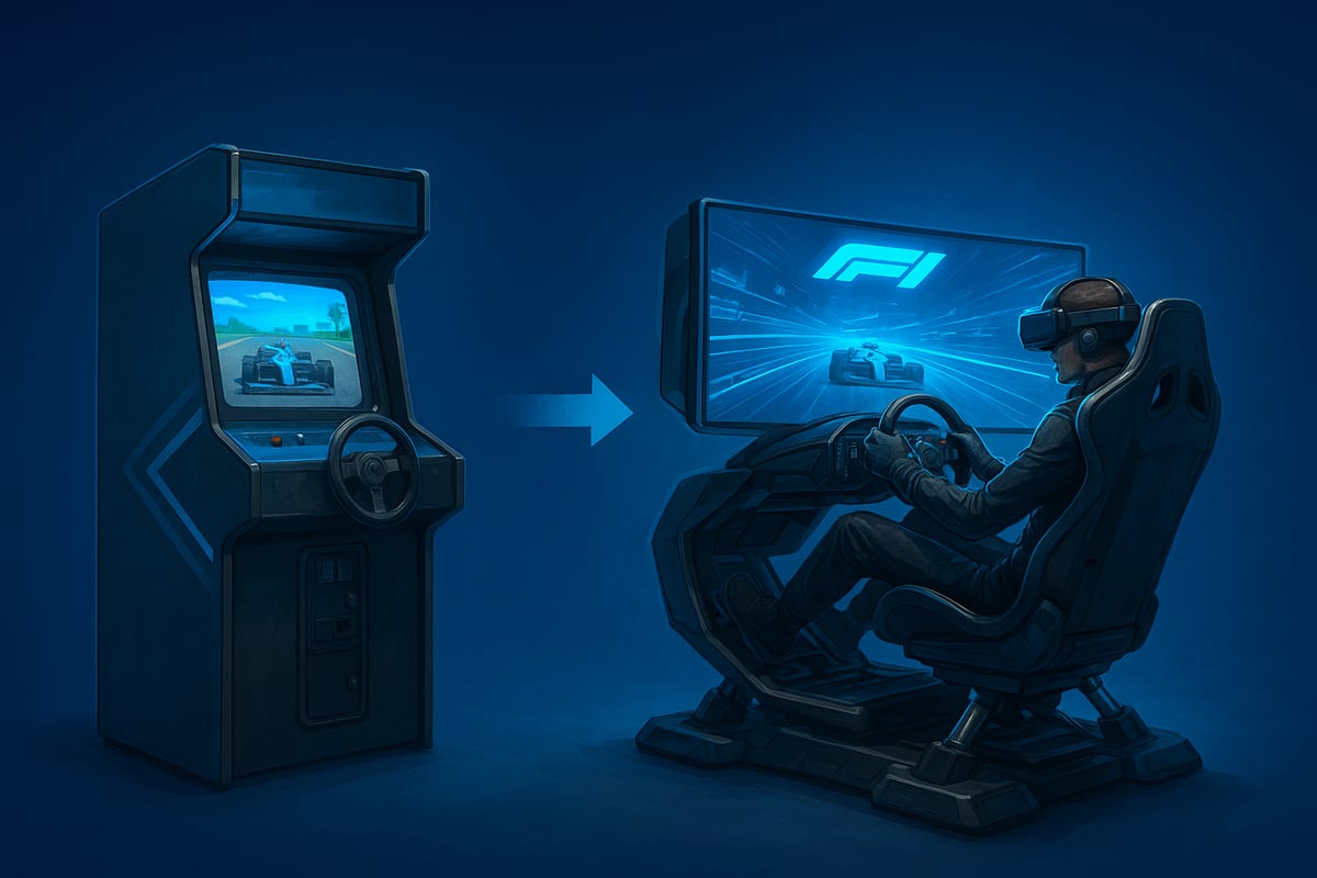 The Evolution of F1 Racing Simulators