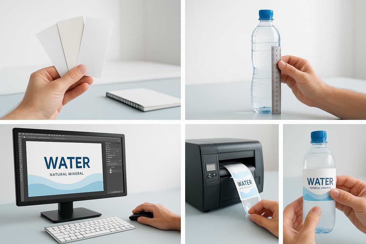 The Water Bottle Label Printing Process: Step-by-Step