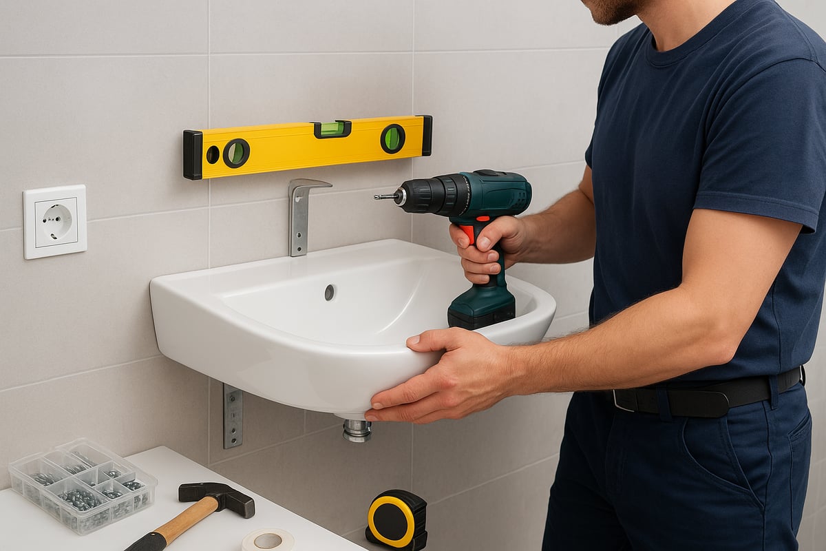 Guida Passo Passo all’Installazione di un Lavabo Sospeso