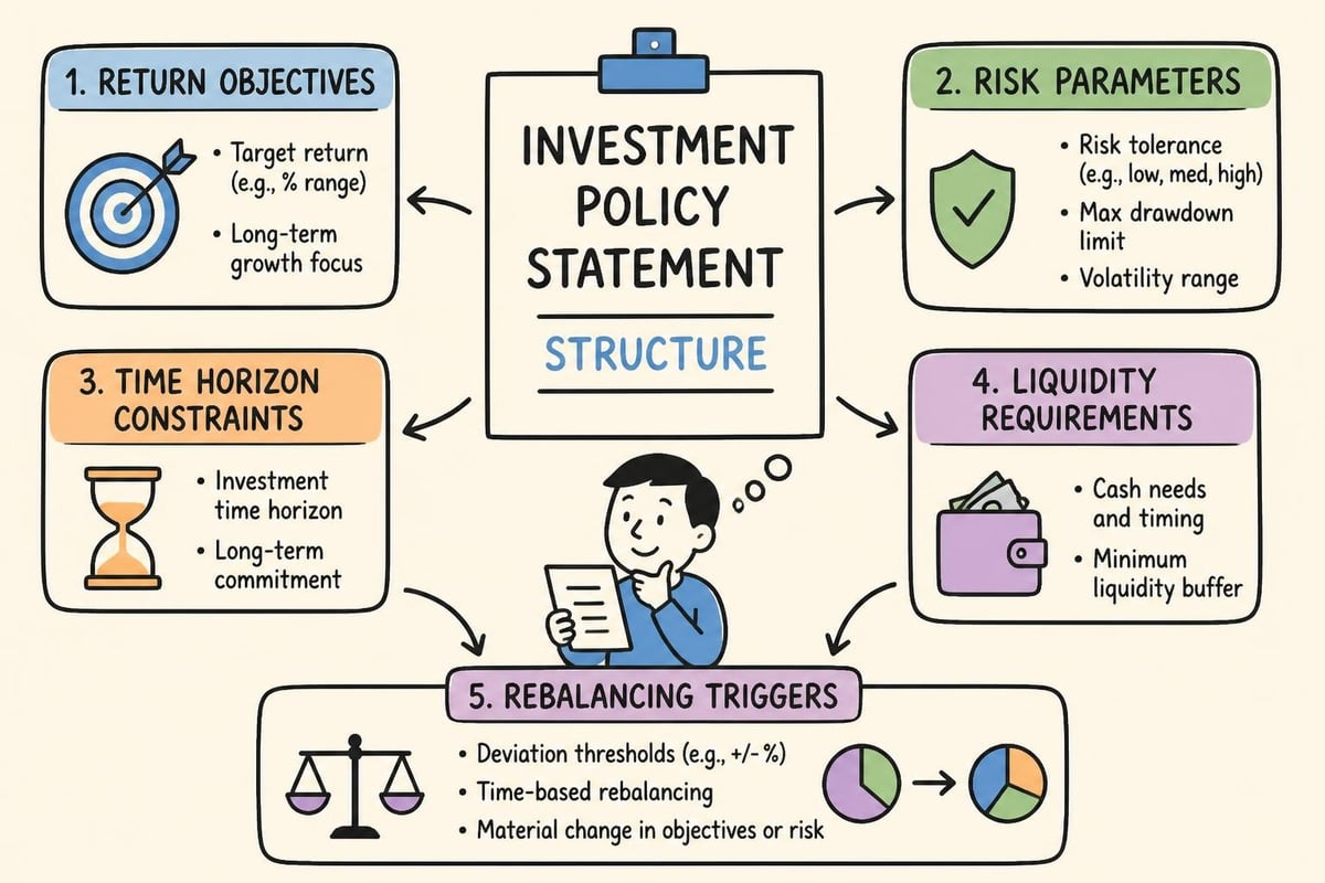 Investment policy statement framework