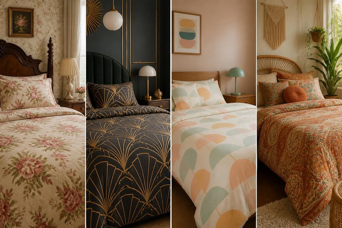 Vintage bedroom design elements
