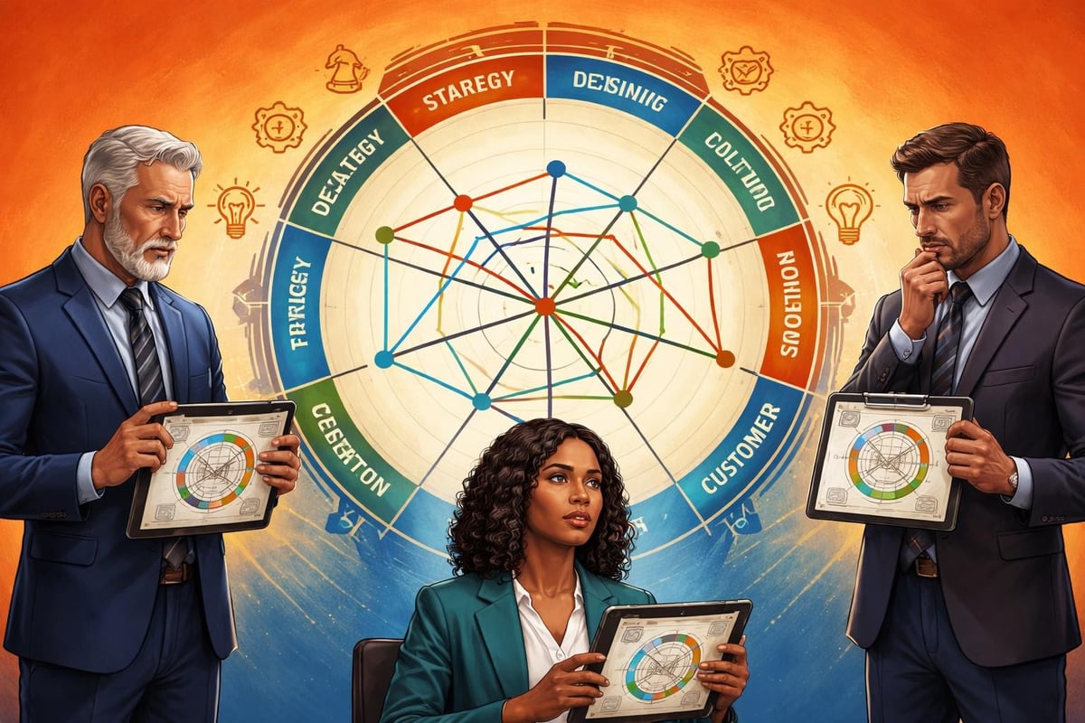 Team wheel of life comparison