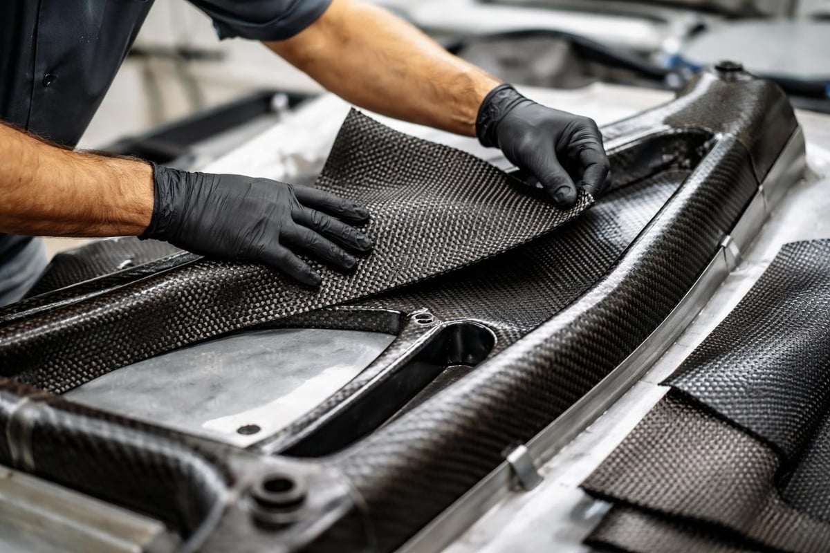 Carbon fiber frame construction