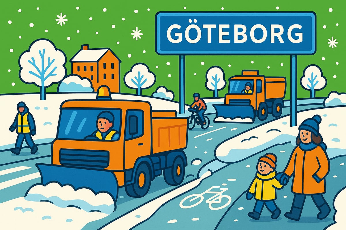 Steg-För-Steg: Så Går Snöröjningen Till i Göteborg