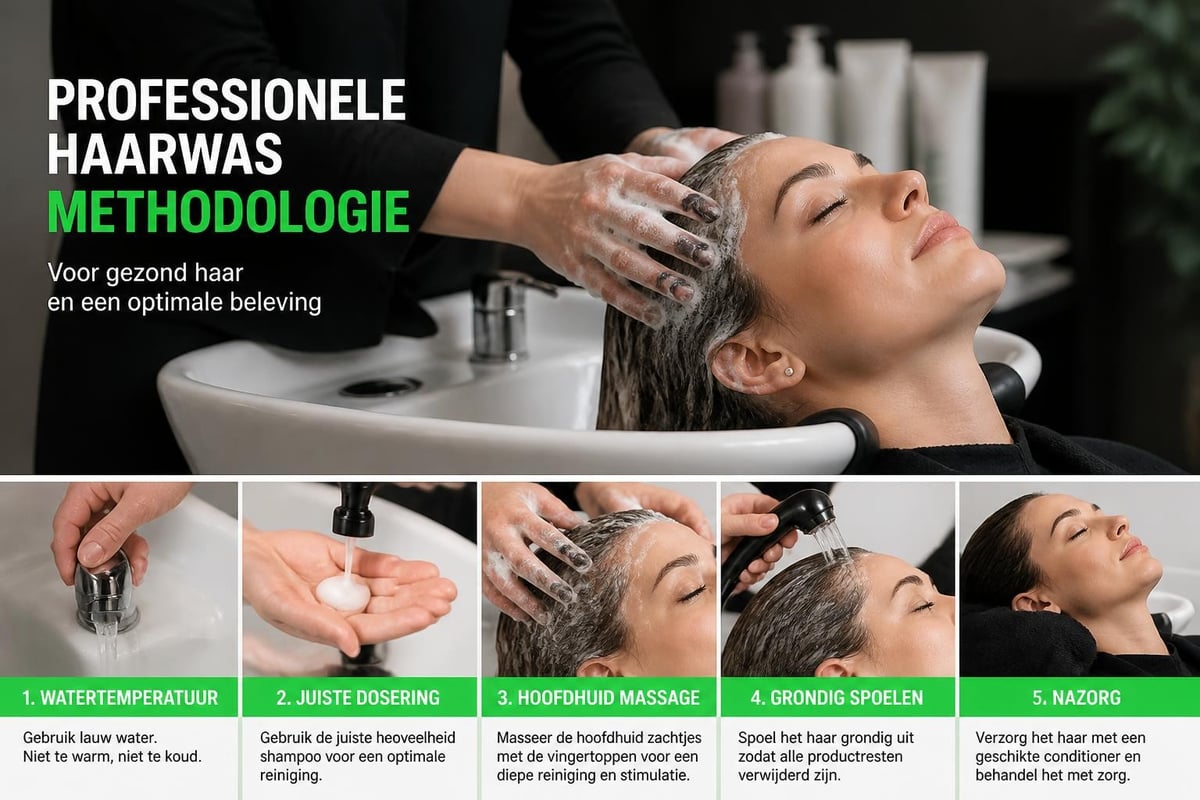 Professional hair washing technique