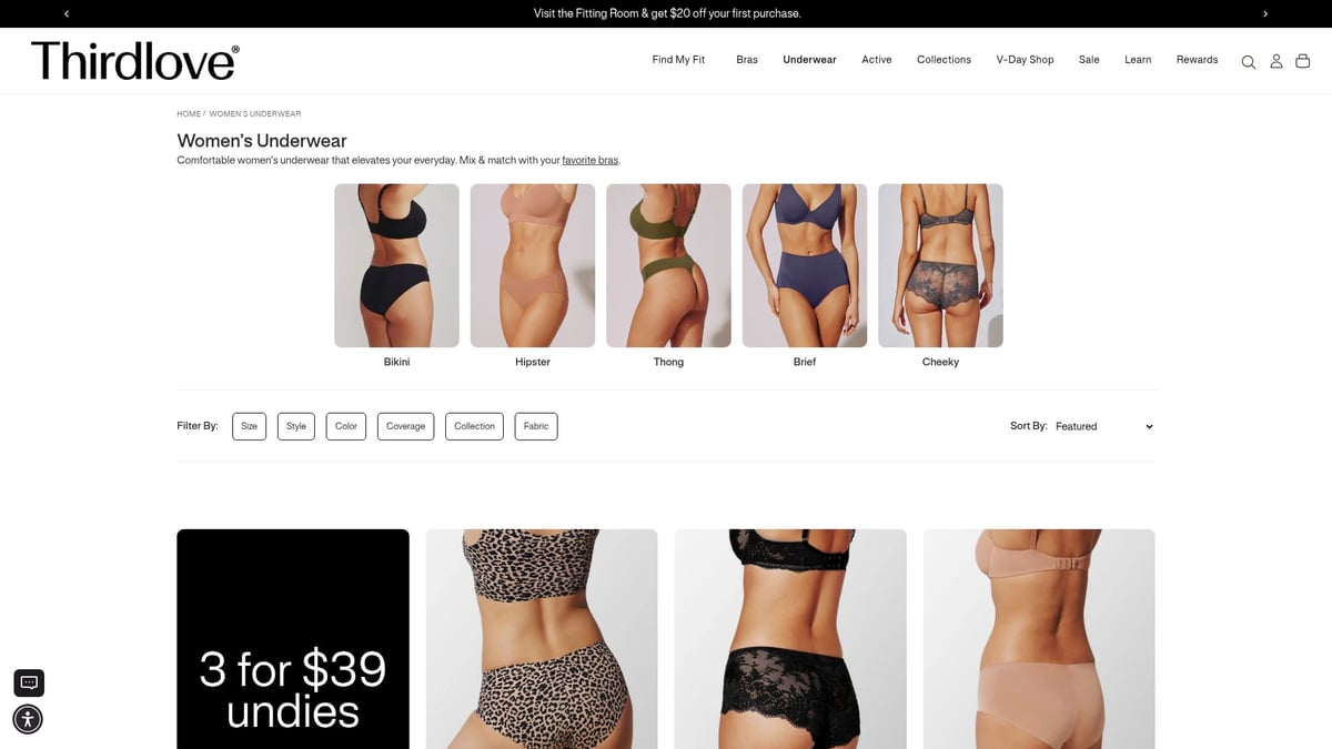 9 Essential Thong Panties For Ladies To Try In 2026 - ThirdLove Comfort Stretch Thong