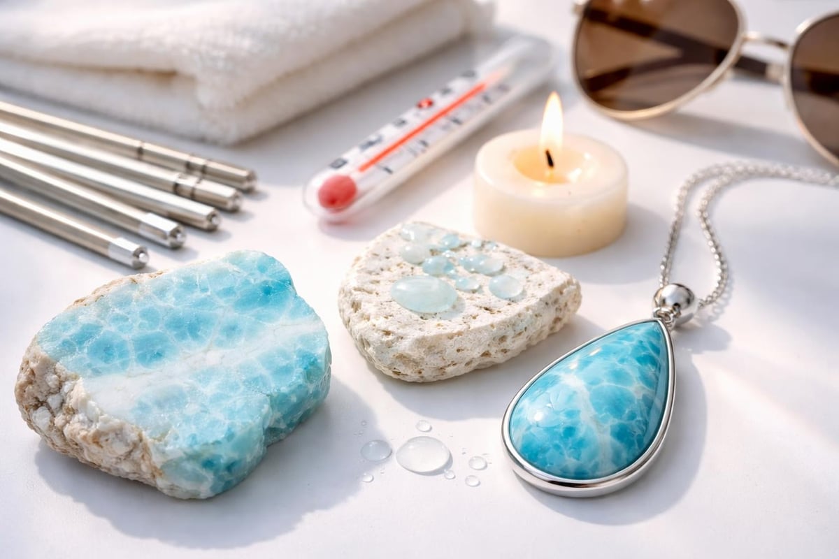 Larimar gemstone properties