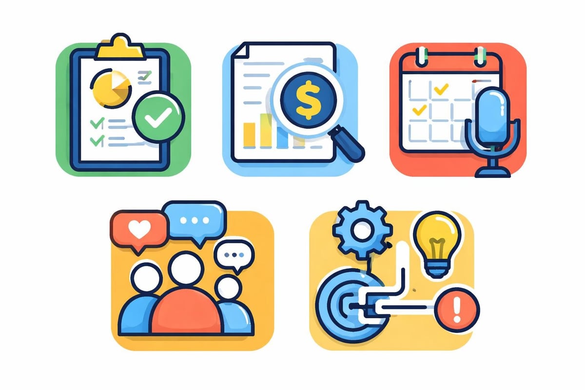 Podcast content evaluation criteria