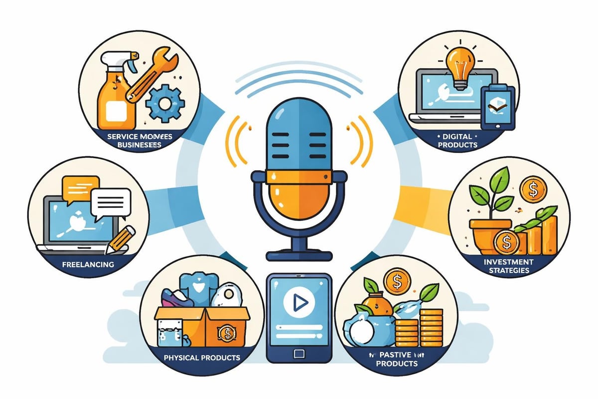 Podcast specialization categories