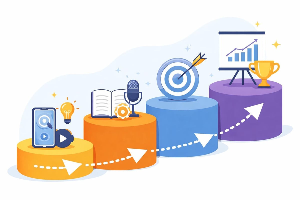 Podcast learning path