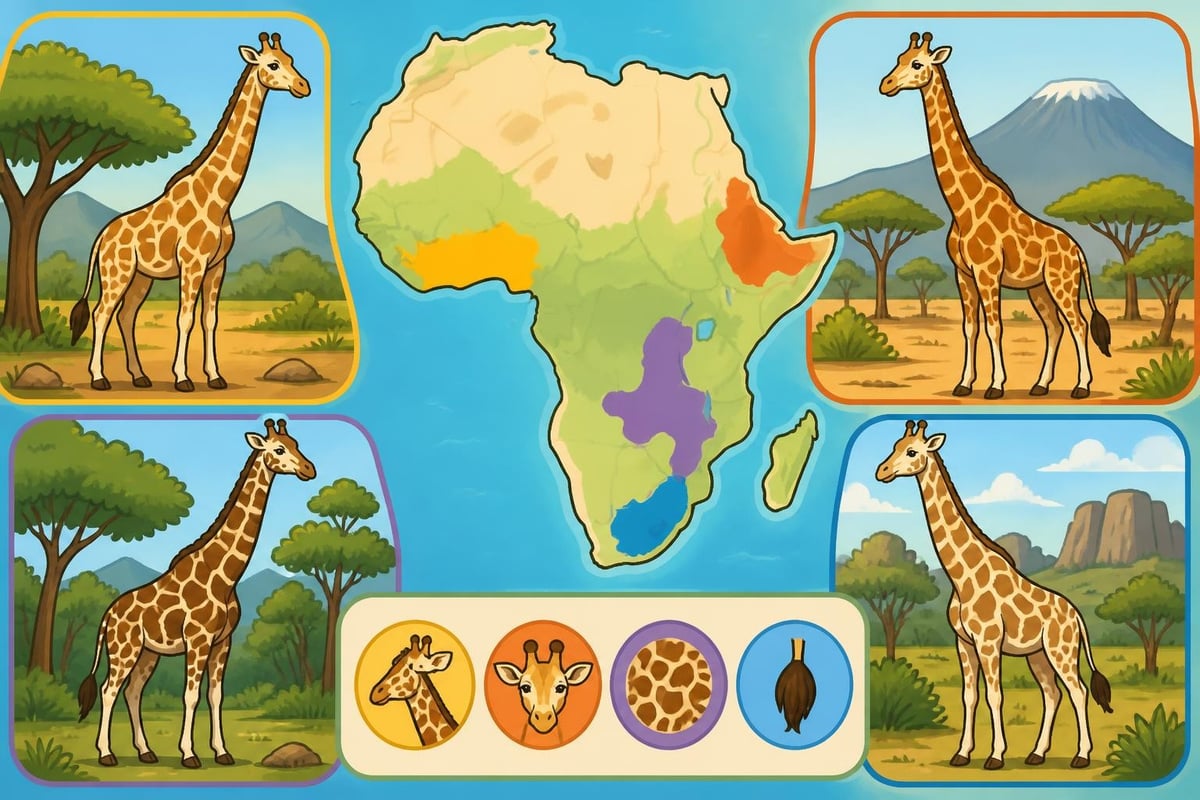 Giraffe taxonomie