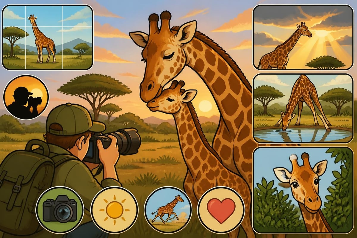 Giraffe fotografie