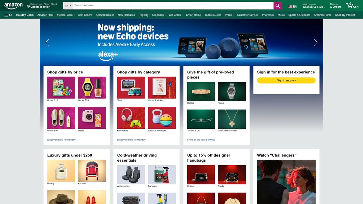 8 Must-See Top Companies Website Picks for 2025 - Amazon