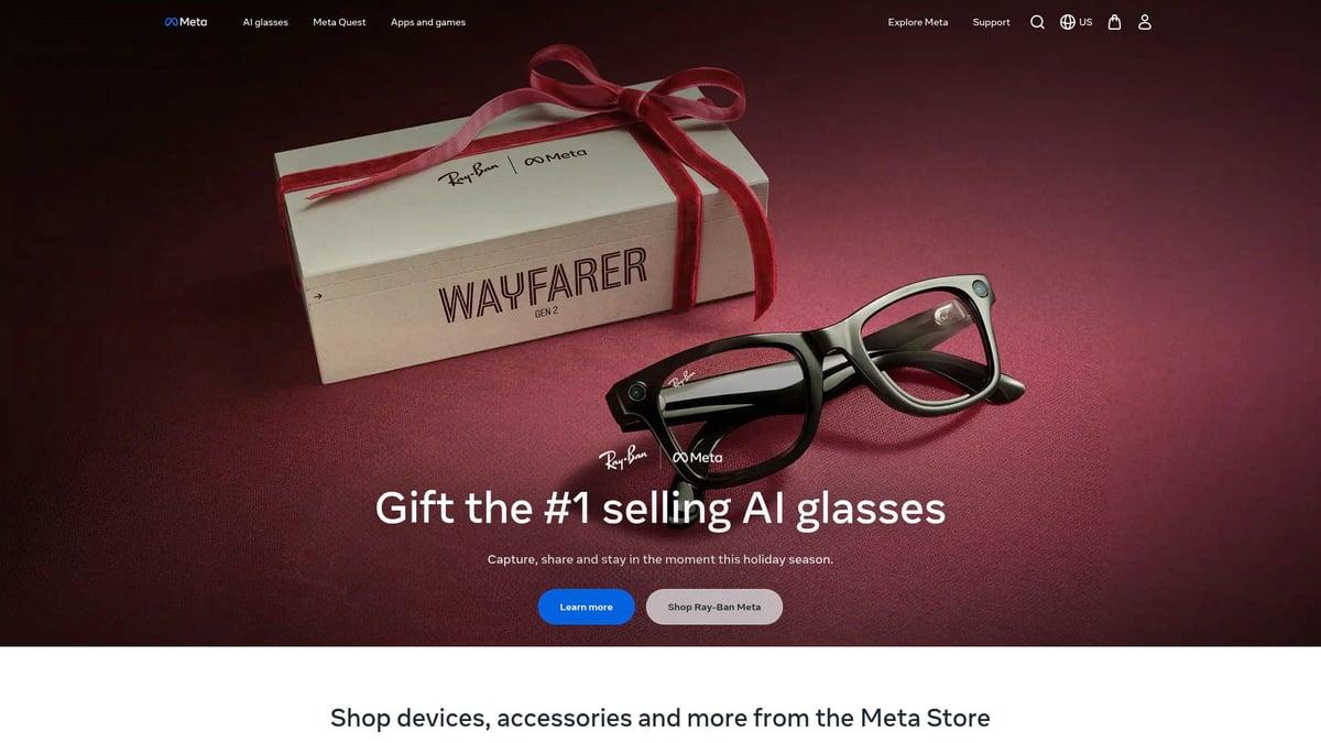 8 Must-See Top Companies Website Picks for 2025 - Meta (Facebook)