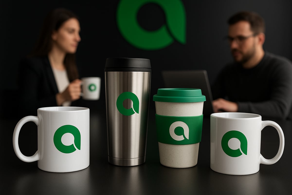 Miksi muki logolla on tehokas yrityslahja?