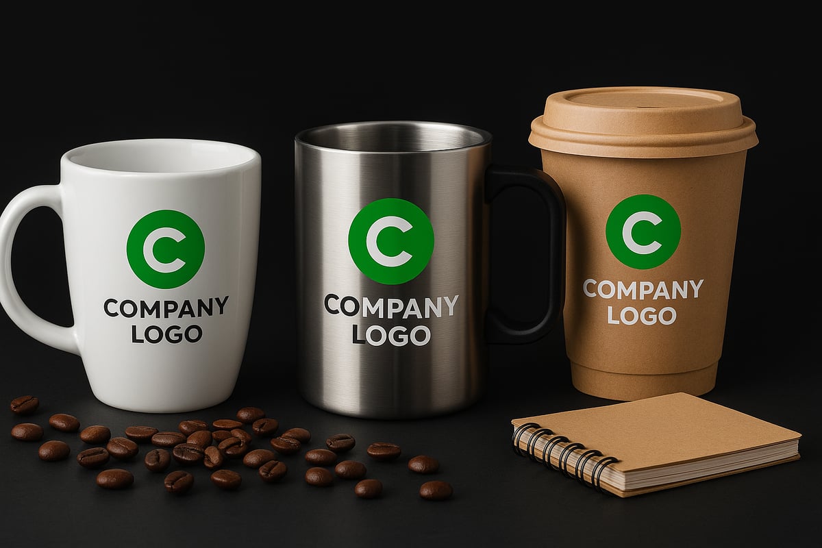 Muki logolla – materiaalit, tyypit ja painotekniikat