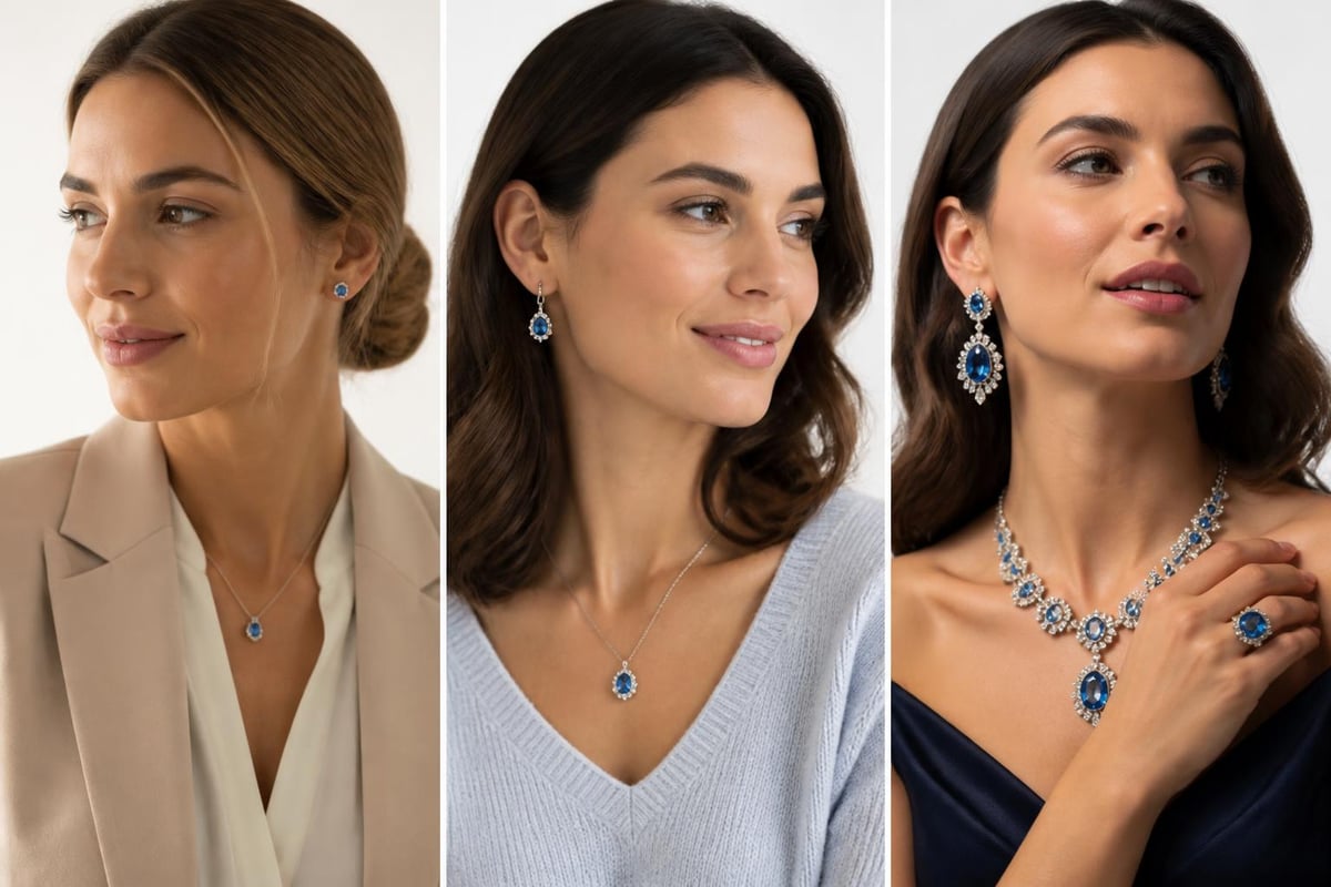Blue jewelry styling guide