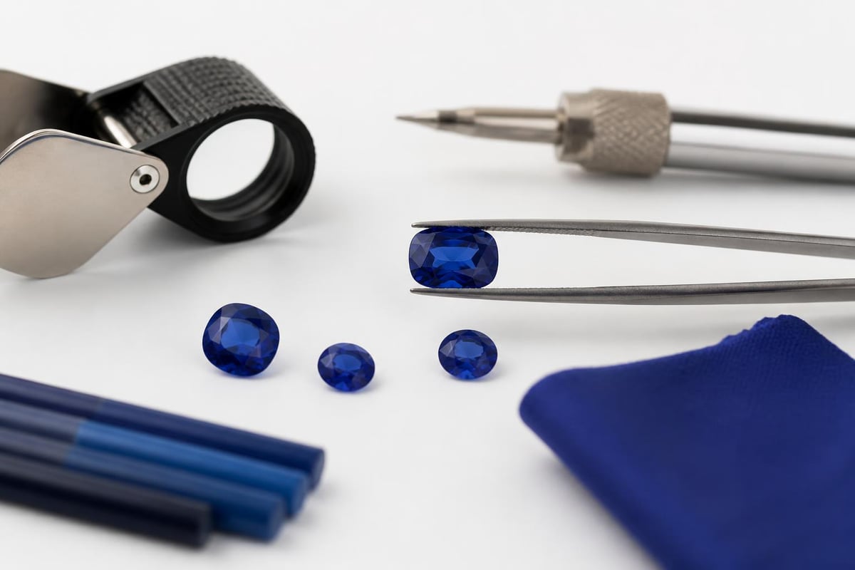 Blue gemstone investment factors