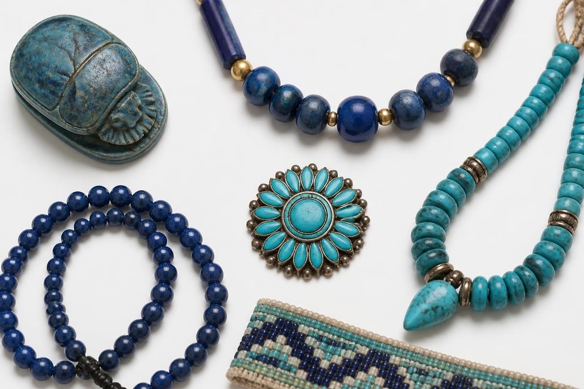 Blue bead cultural significance