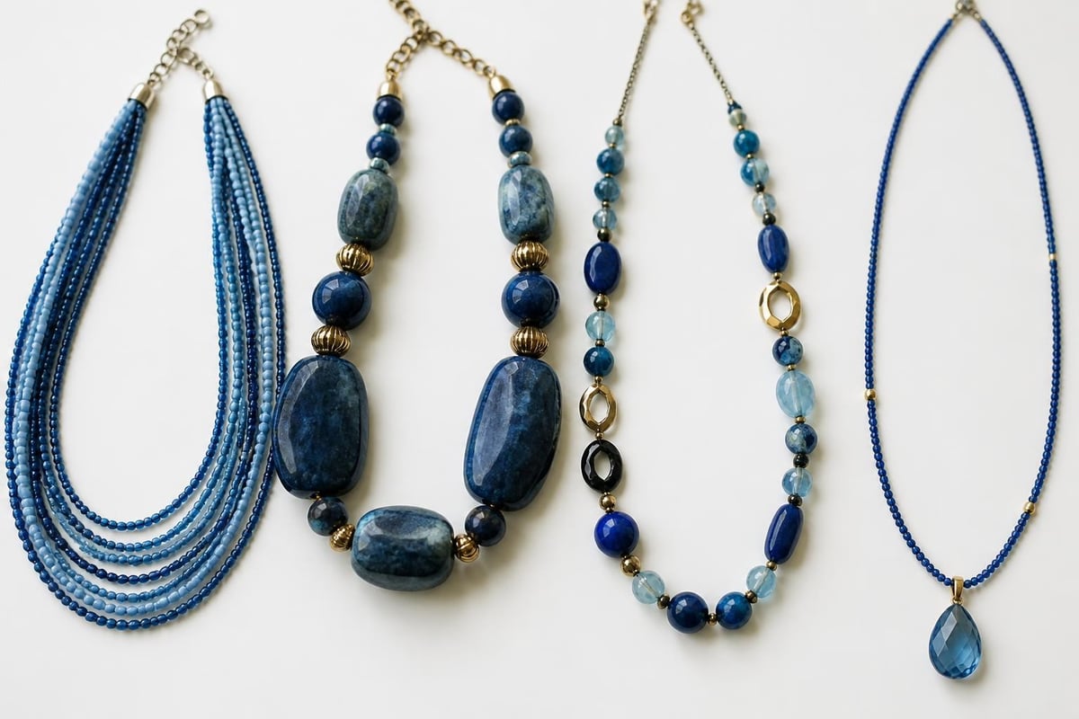 2026 blue bead necklace trends
