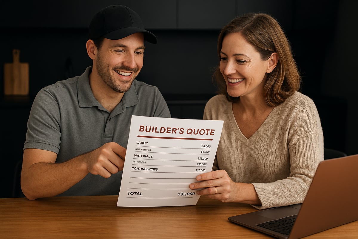 What Should Be Included in a Builders Quote?