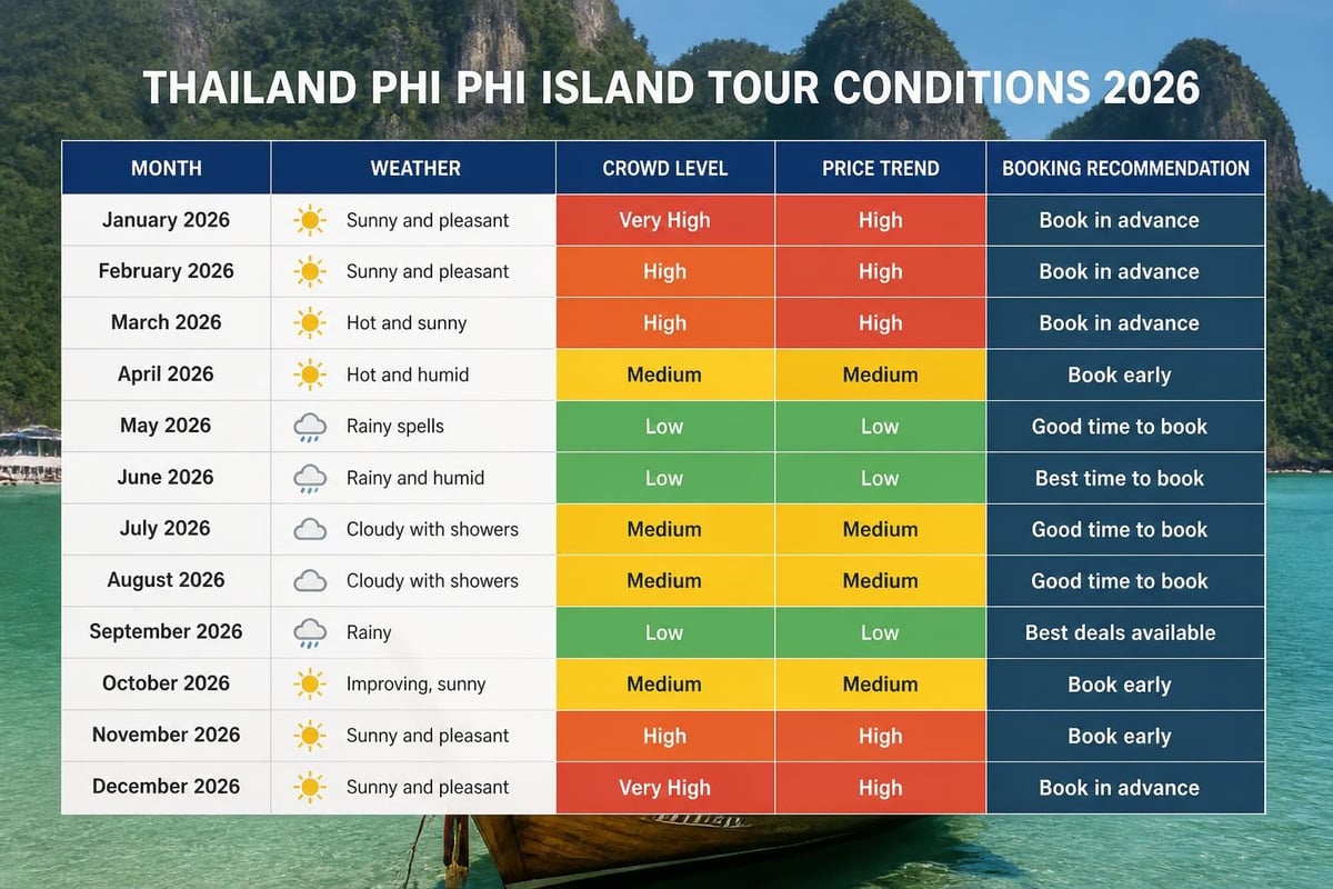 Phi Phi tour seasonal planning