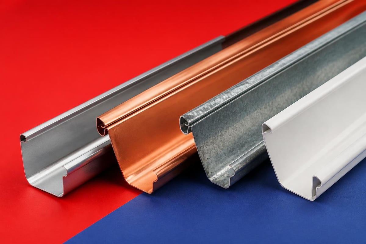 Gutter material comparison