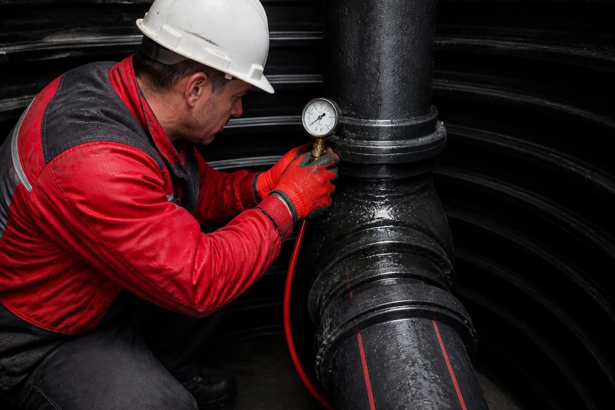 Drainage system testing protocol