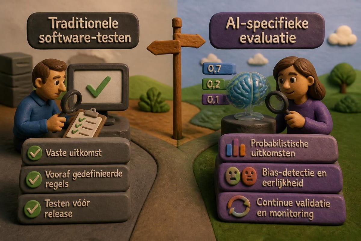 AI testing methodology differences