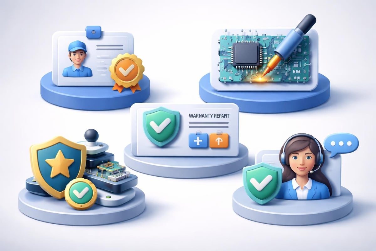 Quality repair service indicators