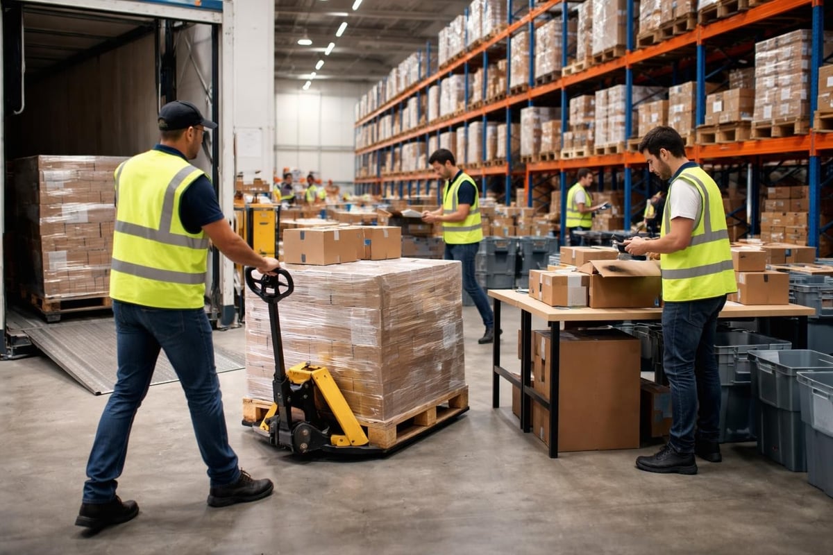 Fulfillment center receiving process