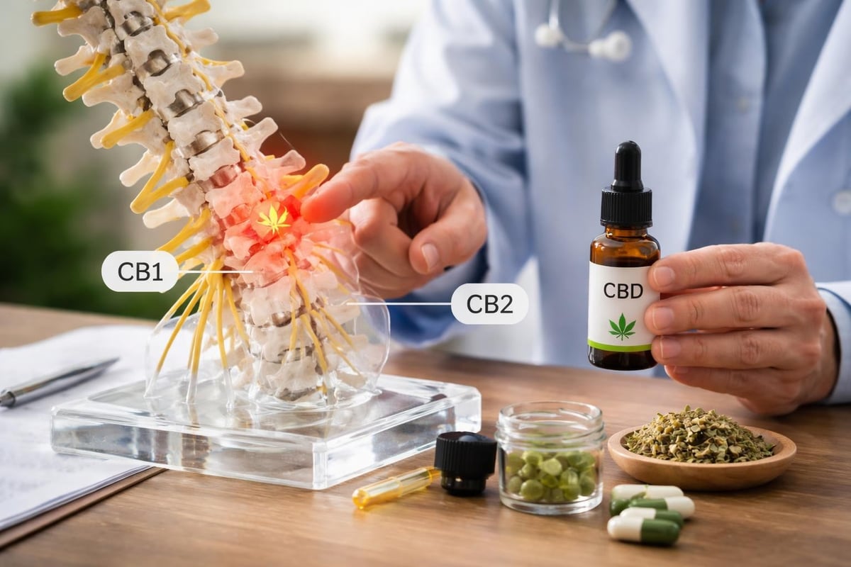 CBD interaction with endocannabinoid system