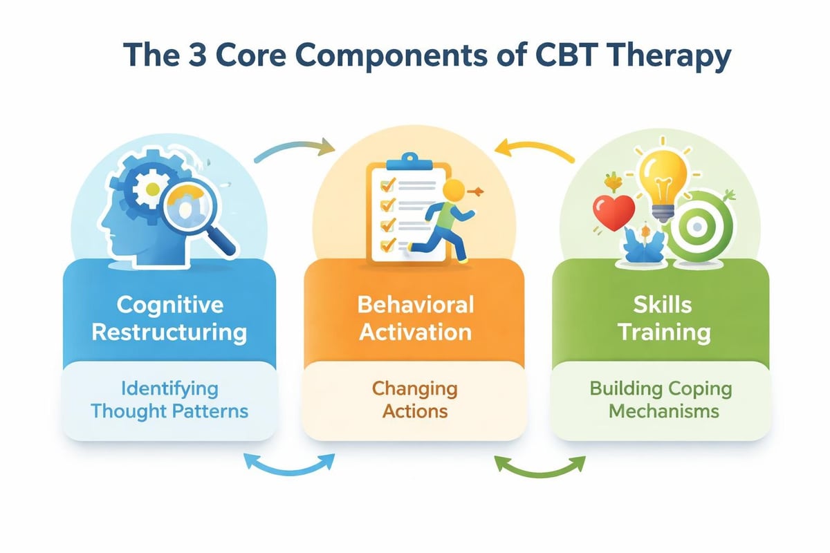CBT therapy core components