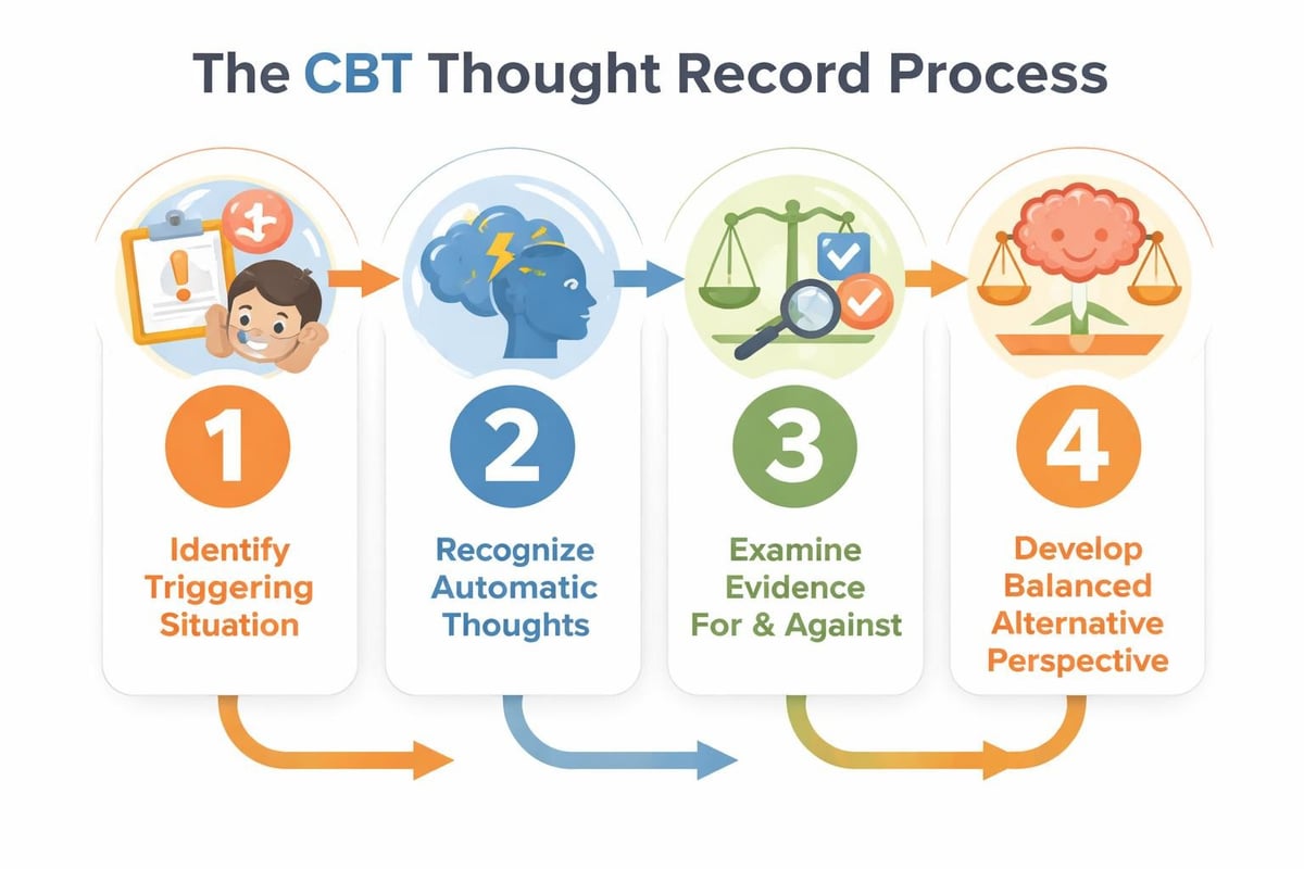 CBT therapy thought record