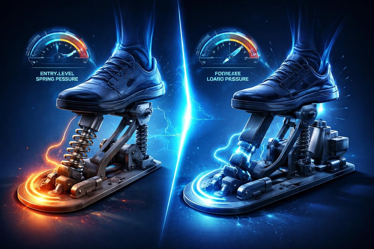 Sim racing pedal technology
