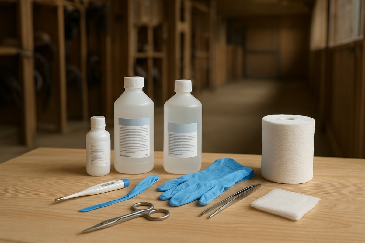 Die optimale Stallapotheke: Ausstattung und Anwendung