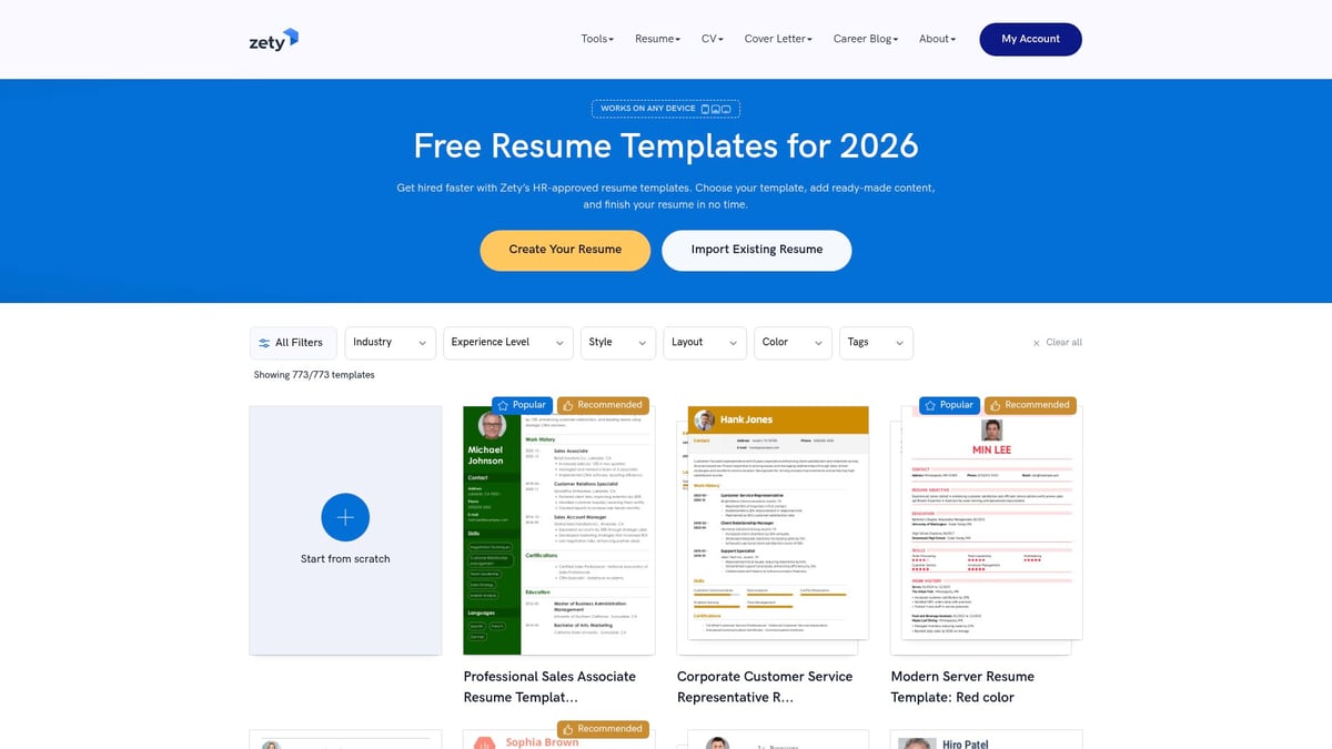 9 Essential CV Platforms to Boost Your Career in 2026 - Zety