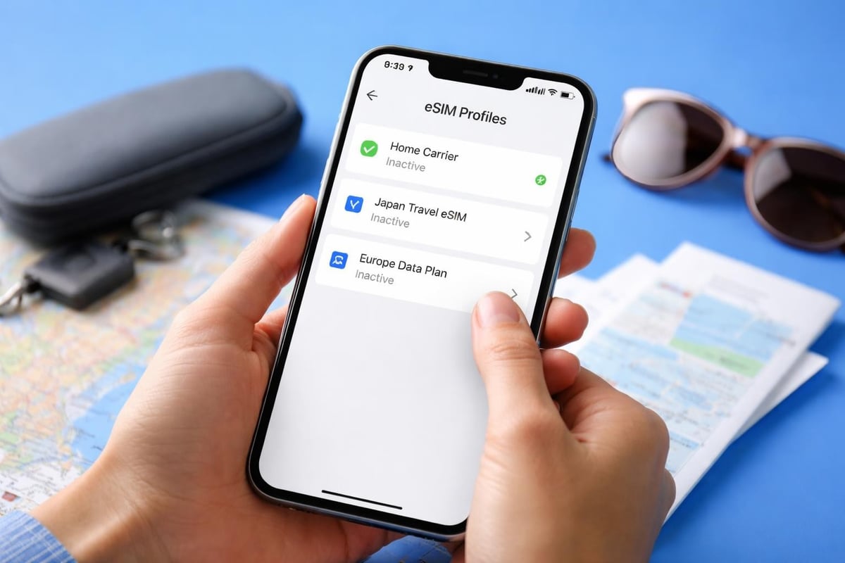 Multiple eSIM management
