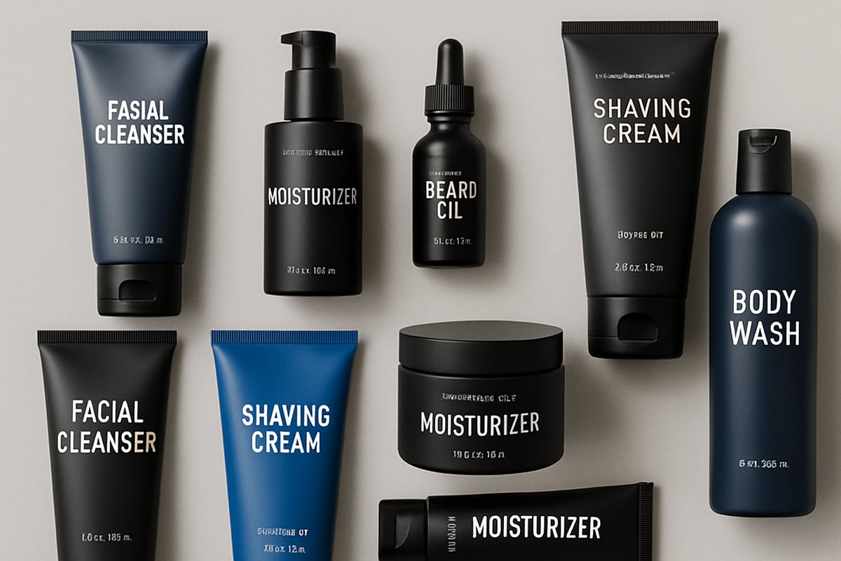 Different Types of Skincare Packages for Men 2025