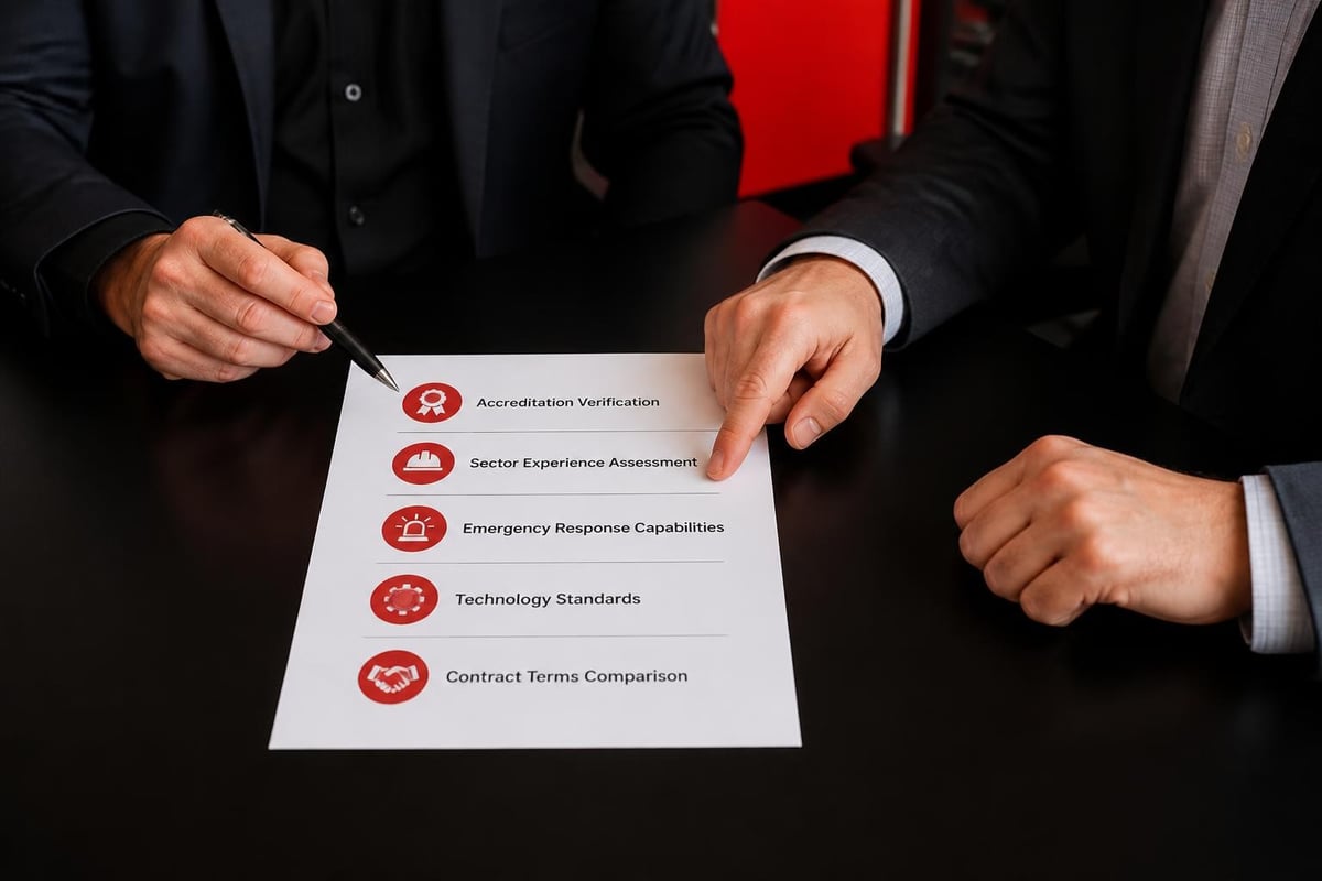 Drainage contractor evaluation process