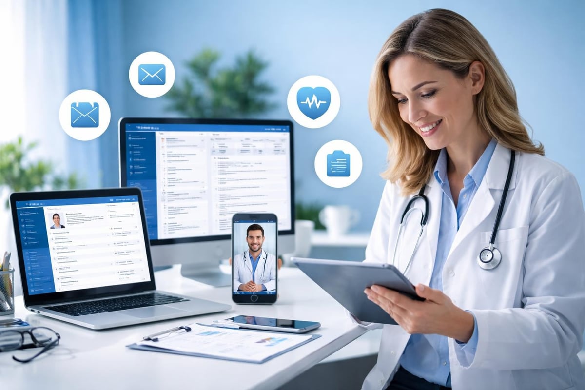 Modern primary care practice features