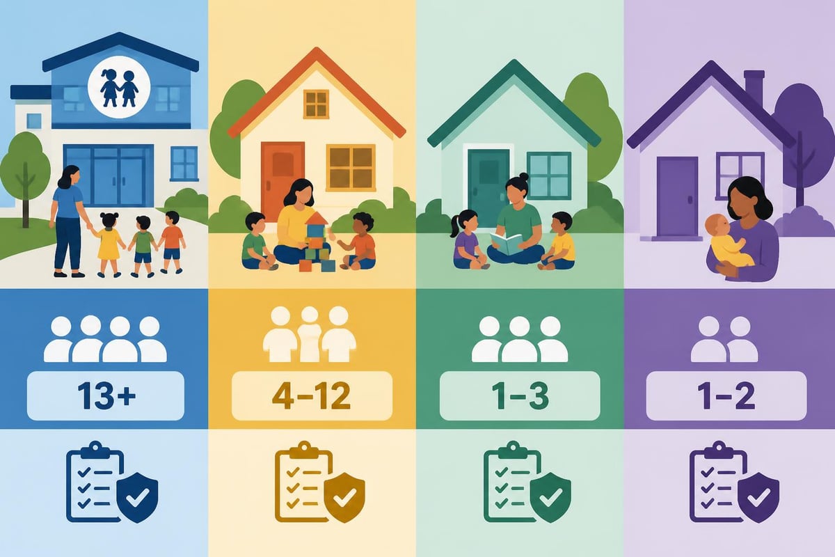 Virginia childcare licensing categories