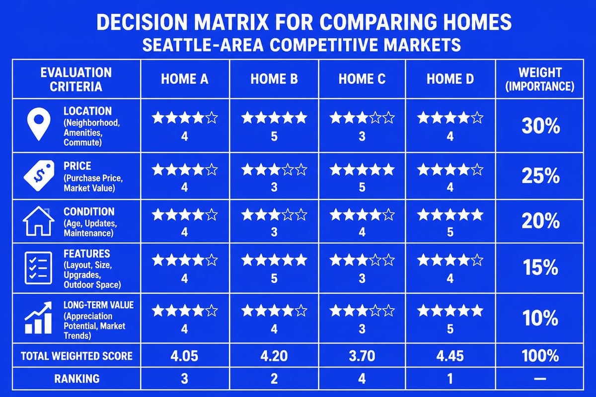 Property evaluation criteria
