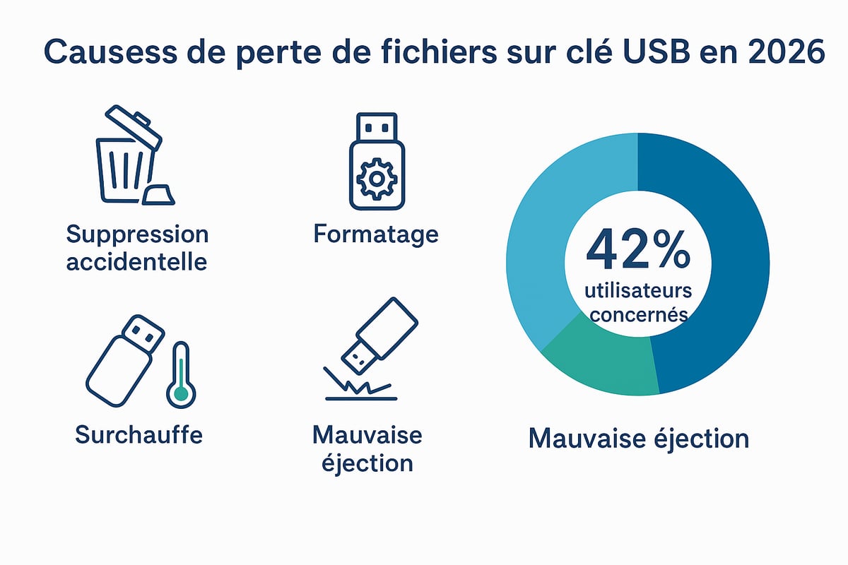 Comprendre les Causes de Perte de Fichiers sur Clé USB