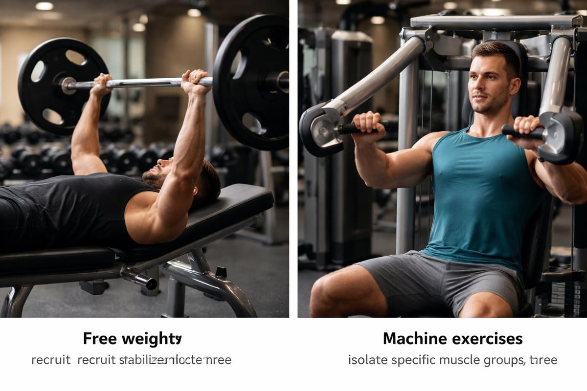 Free weights versus machine training