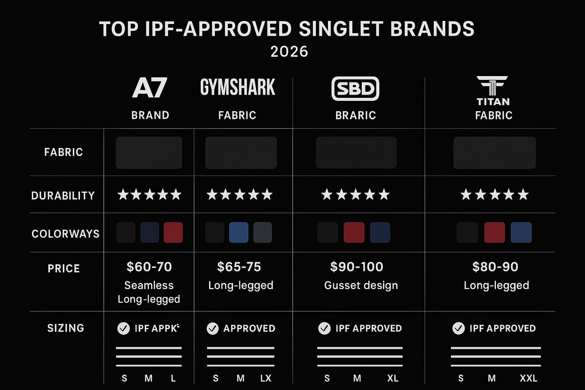 Top IPF Approved Singlet Brands and Models for 2026